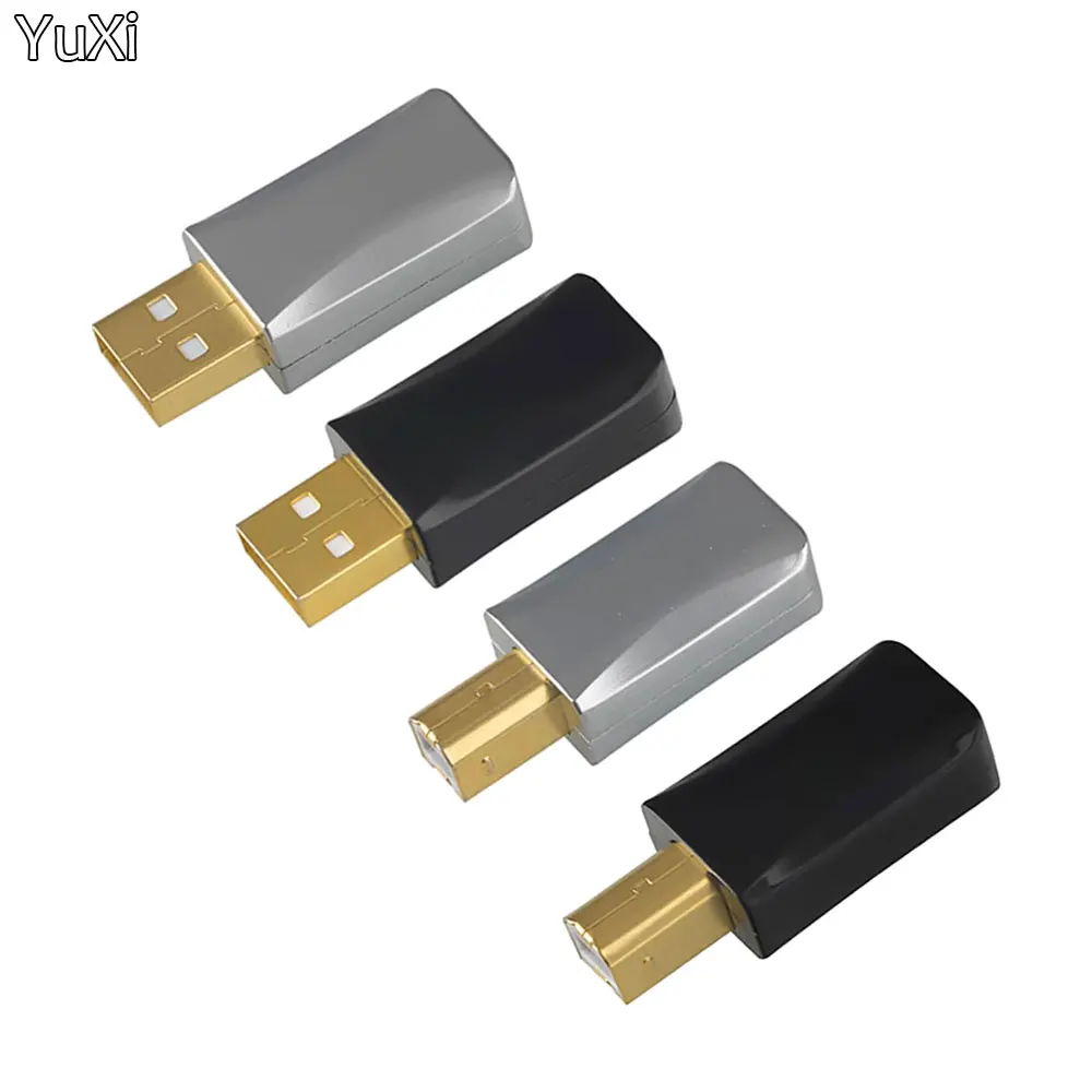 

YuXi 1Piece USB 2.0 Data Cable DIY USB A USB B USB 2.0 Connector Jack Tail Sockect Connector Port Sockect Metal Casing