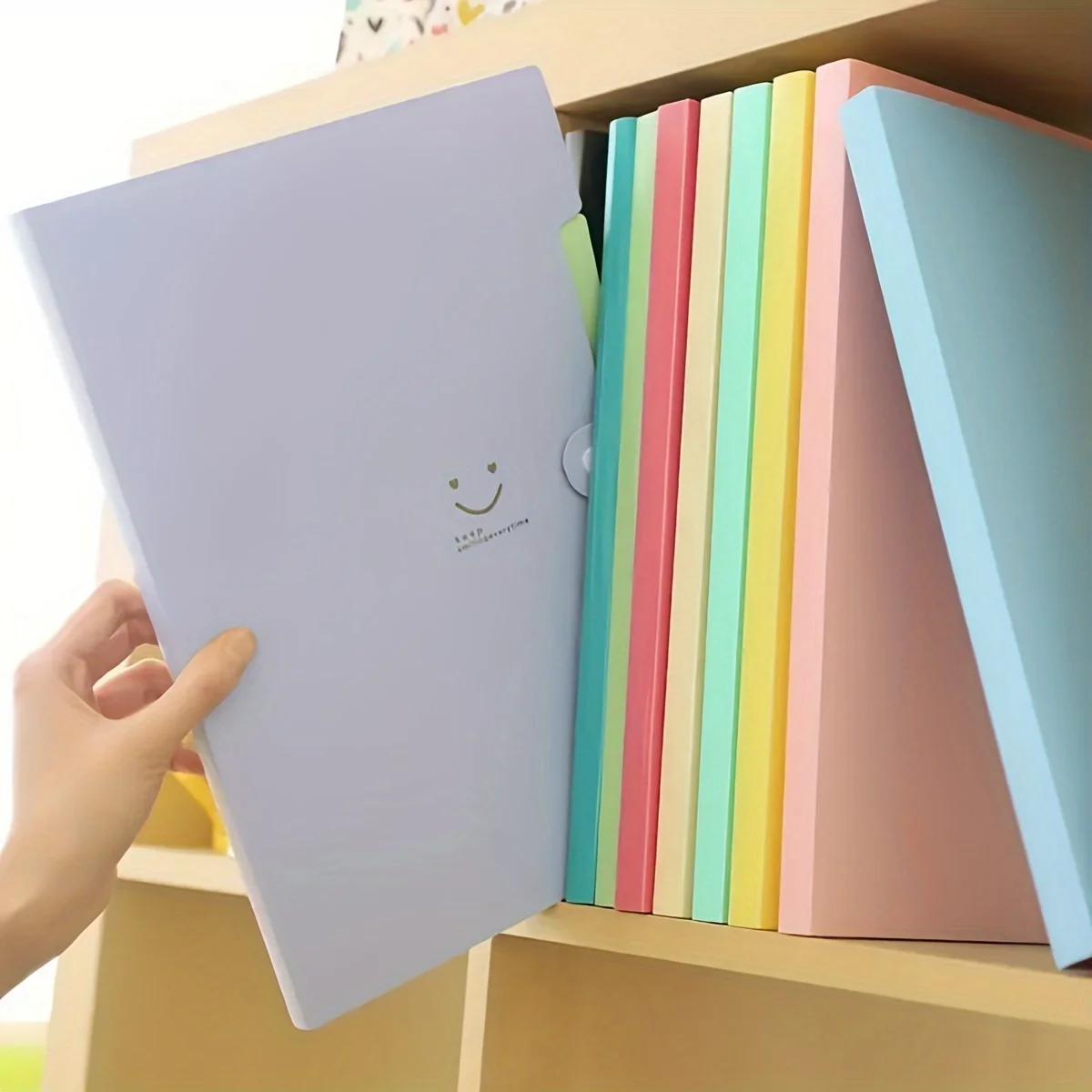 

Colorful Multi-Layer A4 Folder - Durable PP Material, Creative Organ Style File Bag for Students, Sturdy Snap Closure Storage