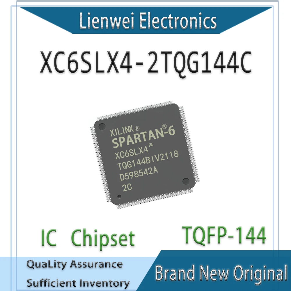 

100% New Original XC6SLX4 TQG144 XC6SLX4-2TQG144C IC Chipset TQFP-144