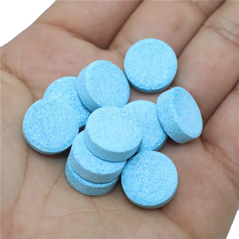 20 tabletek (1 tabletka = 4L wody) szklany do oczyszczania wody wielofunkcyjny środek do czyszczenia oleju musującego skoncentrowany do okno samochodu w kuchni