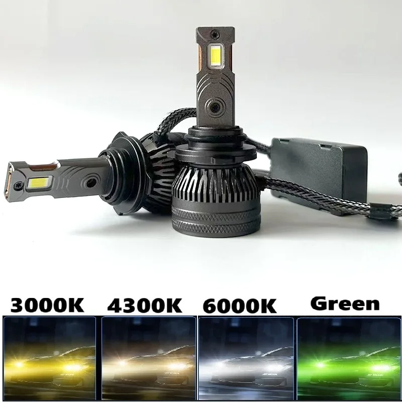 H13 LED المصباح لمبة 880 881 H7 9008 9004 9007 5202 H16 H1 PSX24W PSX26W H4 P13W 9012 H10 H19 H18 H11 H7 H3 3000K 4300K 140W