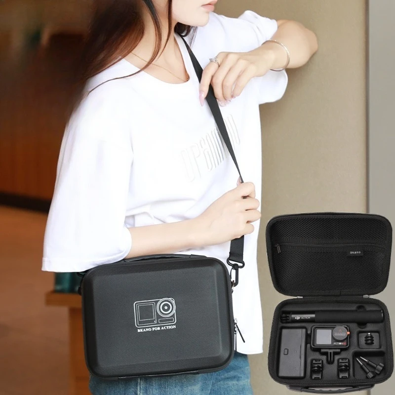 

For DJI Osmo Action 5 Pro Action 4 3 Storage Bag Sports Camera Shoulder Protection Bag Portable Travel Prevention Handbag Box