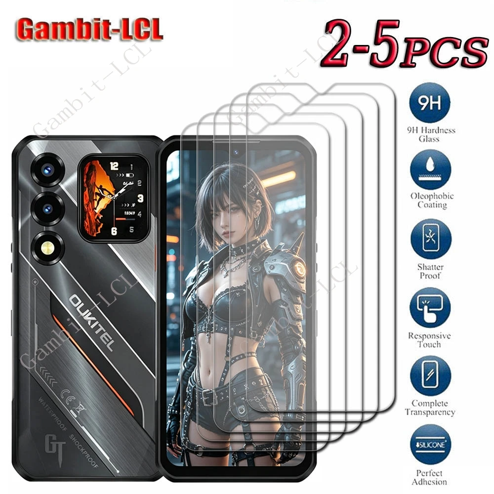 2-5 個 9H HD 強化ガラス Oukitel WP66 5G OukitelWP66 6.6 インチスクリーンプロテクターカバーフィルム