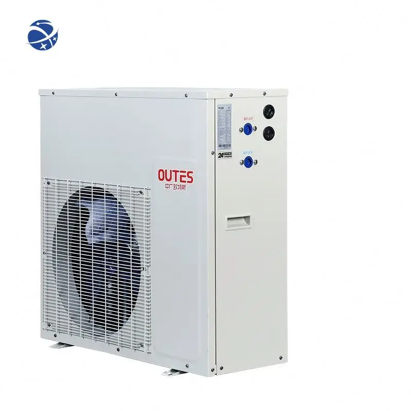 YUNYI AWC7P 7kw central heating heat pump water source   hybrid heat pump