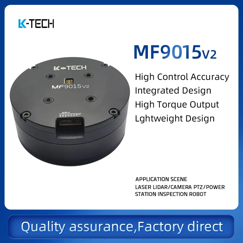 Brushless Foc Wheeled Pipe Robot com Driver Embutido para Inspeção de Mesa Giratória Mf9015v2 Bldc