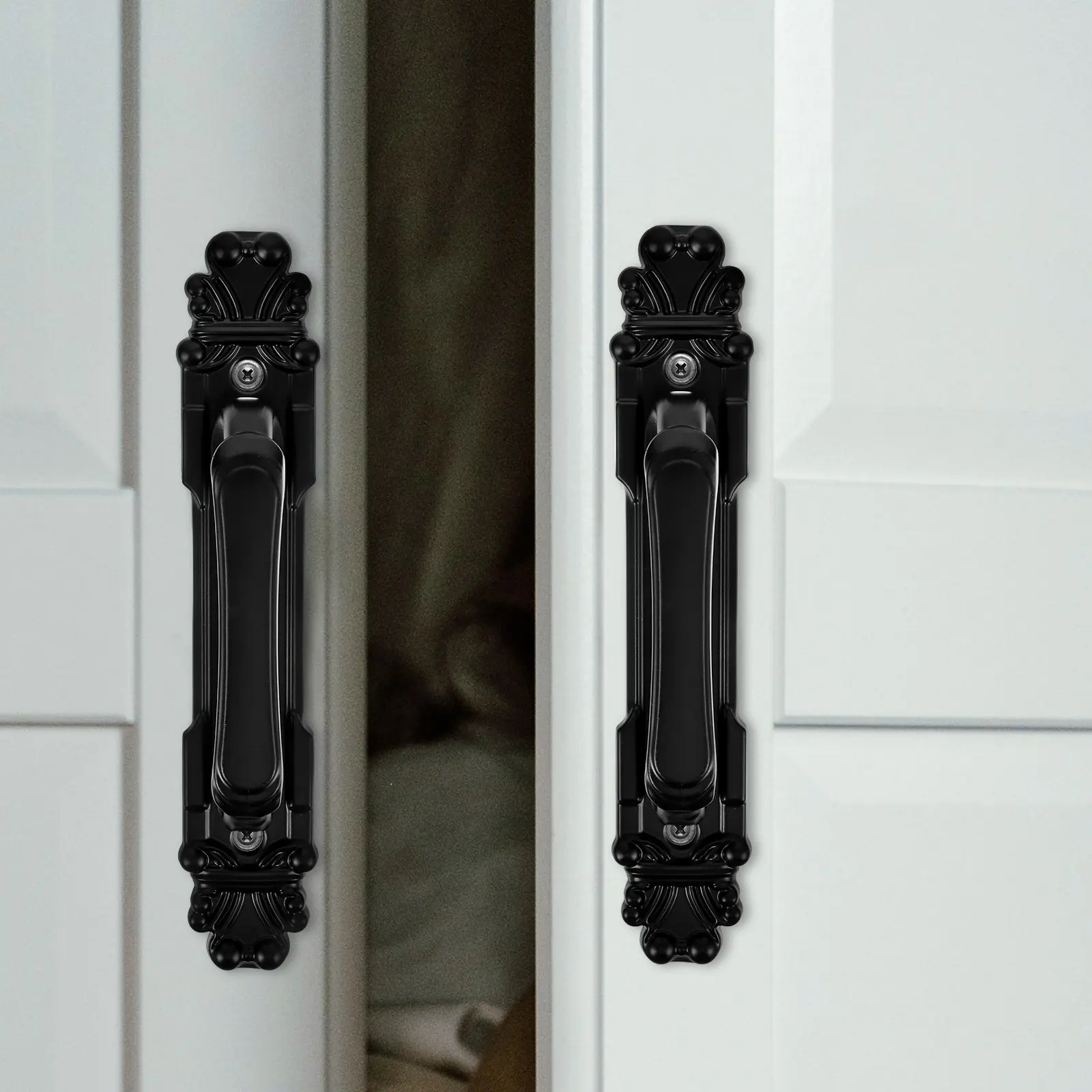 

2 шт. Металлические ручки для раздвижных дверей (для деревянных, стеклянных, алюминиевых дверей) в стиле рустик/винтаж, для интерьера