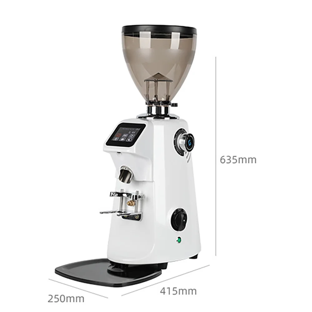 

Commercial Electric Coffee Grinder with Touch Screen Big Capacity Professional Bean Grinder for Home RV Coffee Shops Hotels