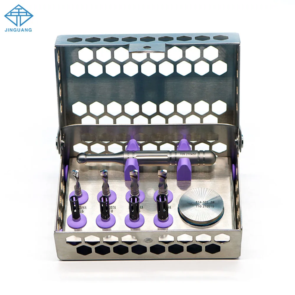 Dental Bone Collector and Crusher Mill Grinder Kit Self Bone Chip Maker with Stopper