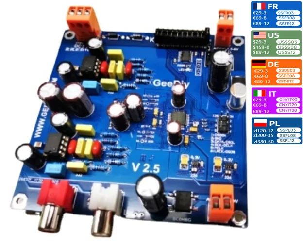 Nvarcher AK4490 REQ I2S/DSD DAC Decoder Supports 32bit 768K DSD512