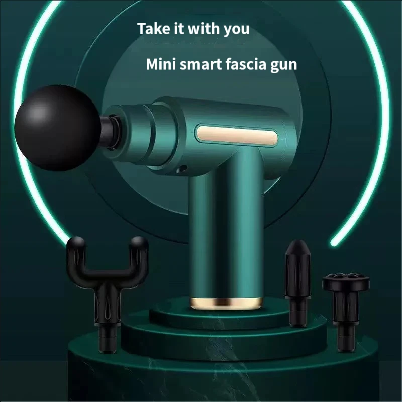 

USB Mini Massage Gun, Deep Muscle Relaxation, Neck and Full Body Massager, Electric Fitness Device, Quiet, Suitable for Men and