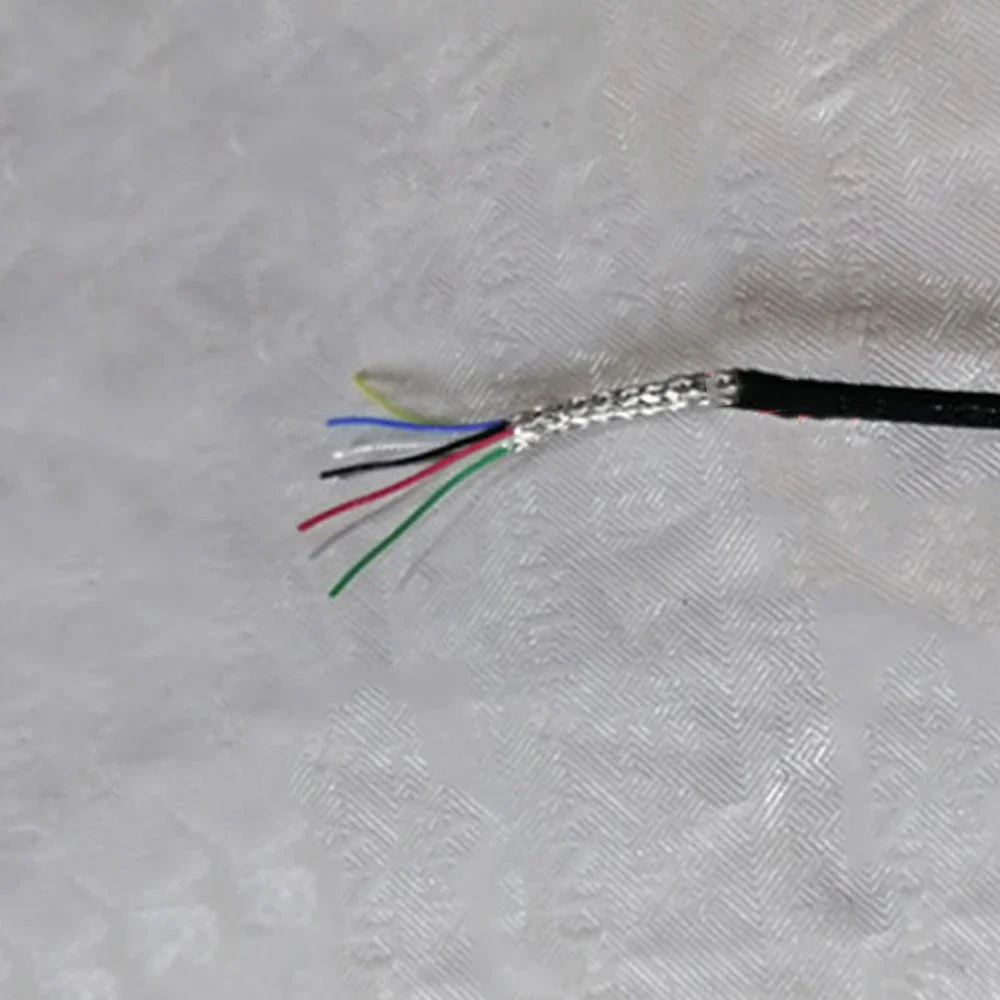 

Ultra-fine 8-core Silver-plated Copper Wire Shielded Cable 8core x 7/0.08mm Ultra-fine 32 awg Signal Wire outer diameter 1.85mm