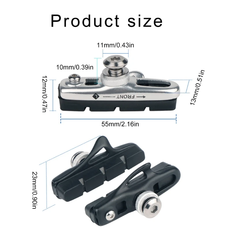 Performances Cycling Brakes Replacement Brake Pad Security Cycling Brake Pad