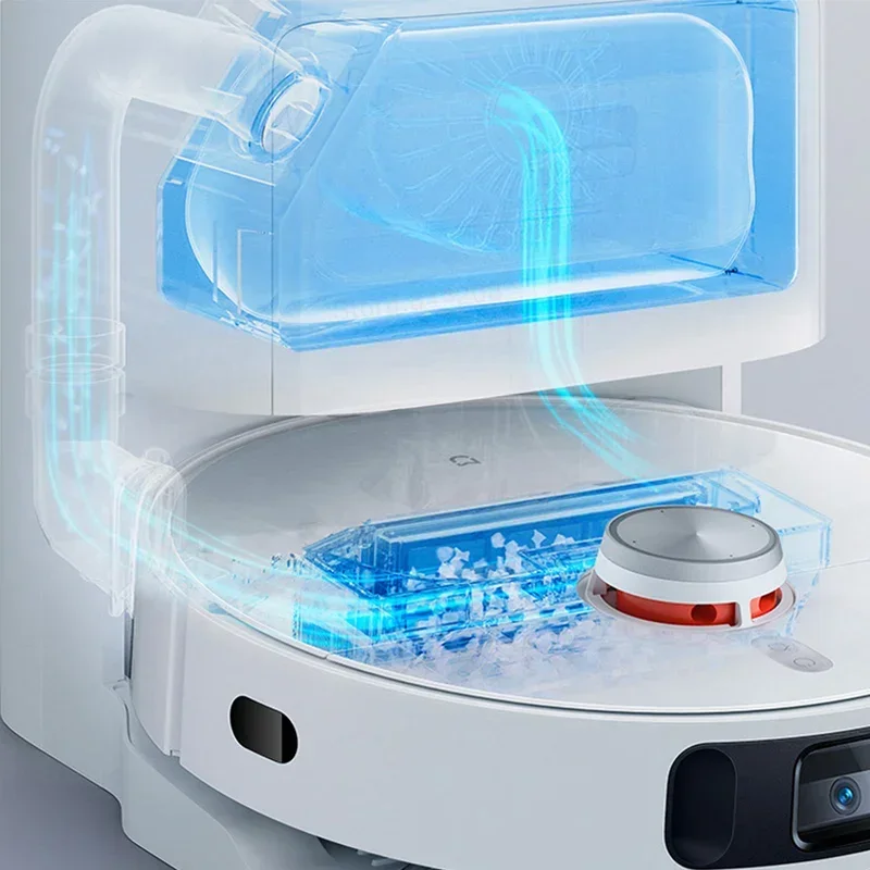 XIAOMI MIJIA Mop 1S Omni Robot Vacuum Cleaners Smart Home Cleaning Tools Dirt Disposal Dust Collection Self Cleaning Empty Dock