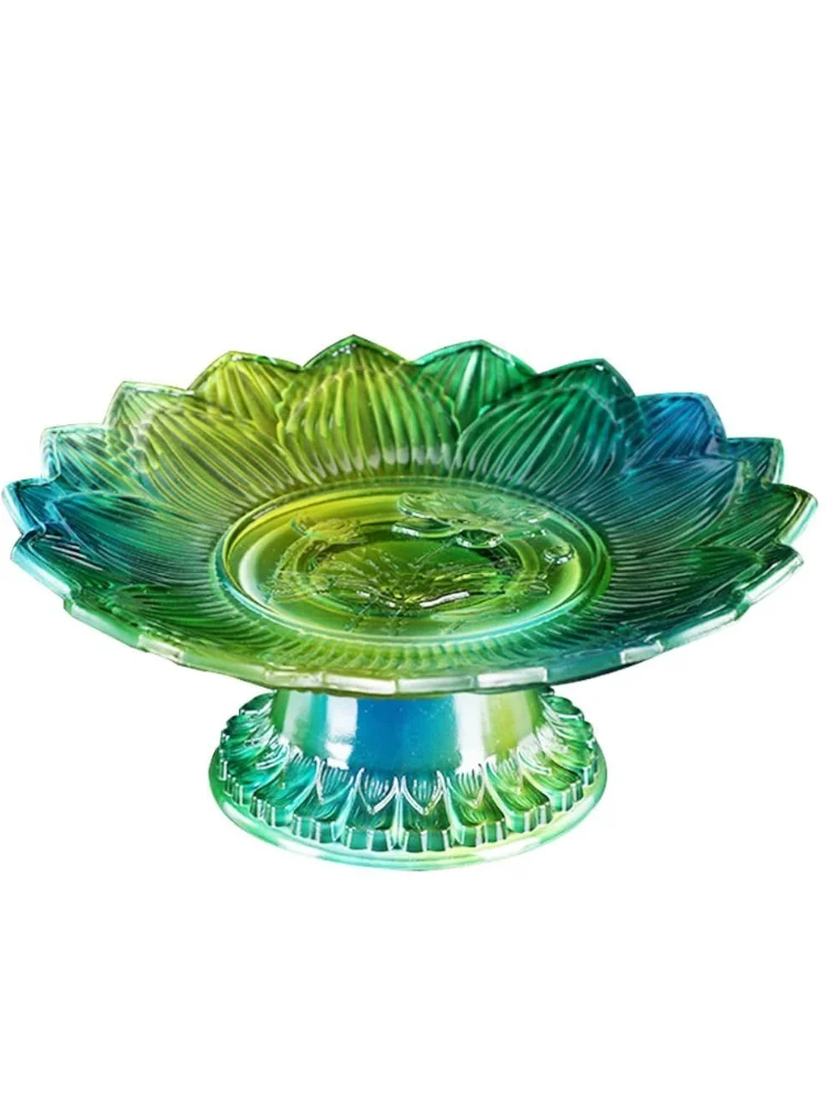 17.5cm Offering Buddha's Fruit Plate Lotus Flower Plate and Buddha's Utensils