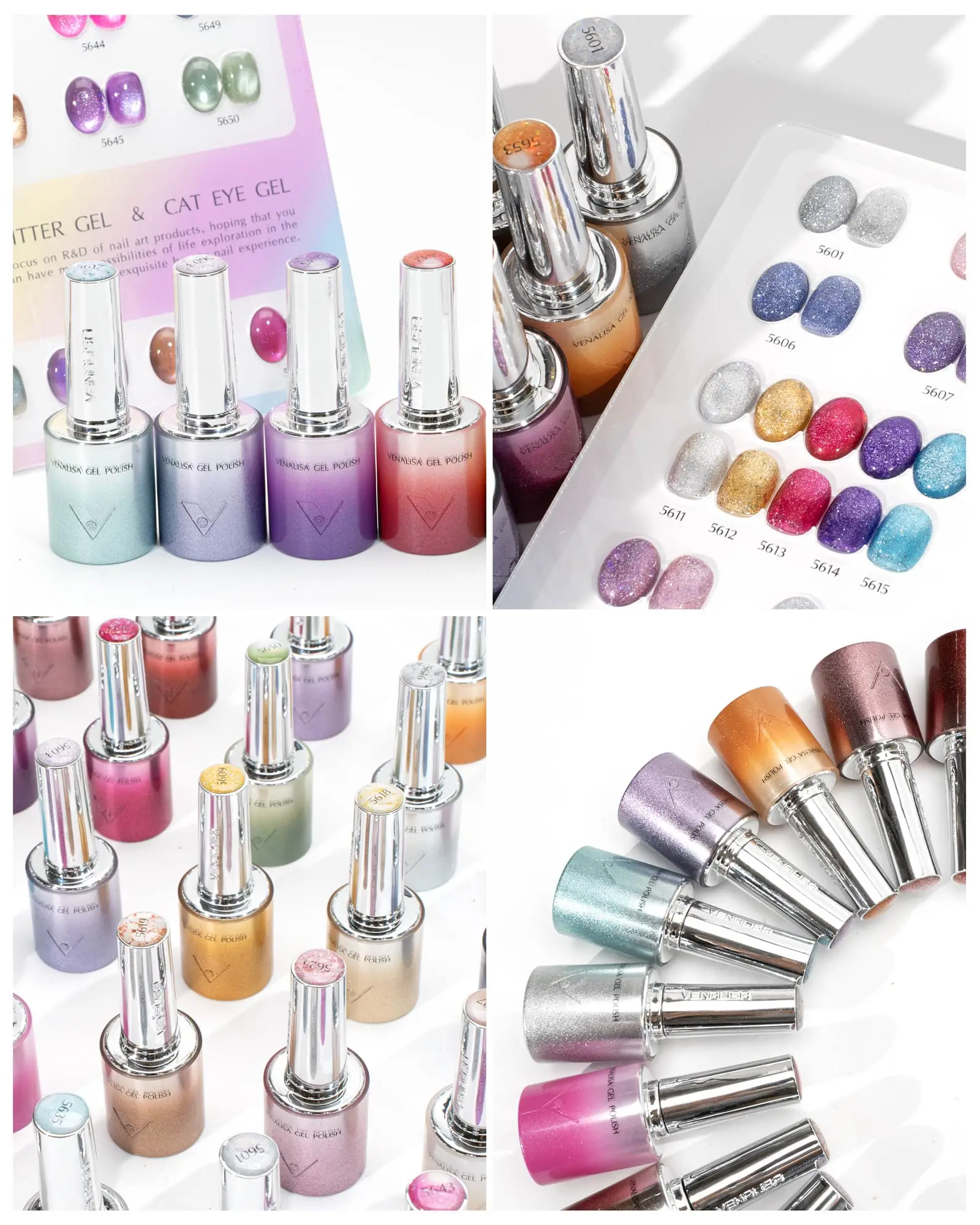 Venalisa TPO gratuit Hema gratuit 10ml Ultra brillant oeil de chat vernis à ongles aimant tremper UV LED Semi Permanent paillettes scintillantes Gel