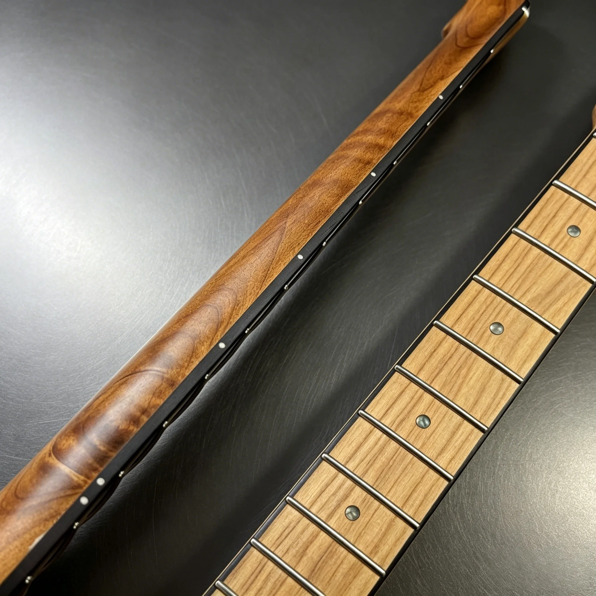 TL Electric Guitar Neck Right Handed  Roasted Maple Wood With Reverse Headstock 22 Frets Rosewood Fingerboard Replacement Part - view 4