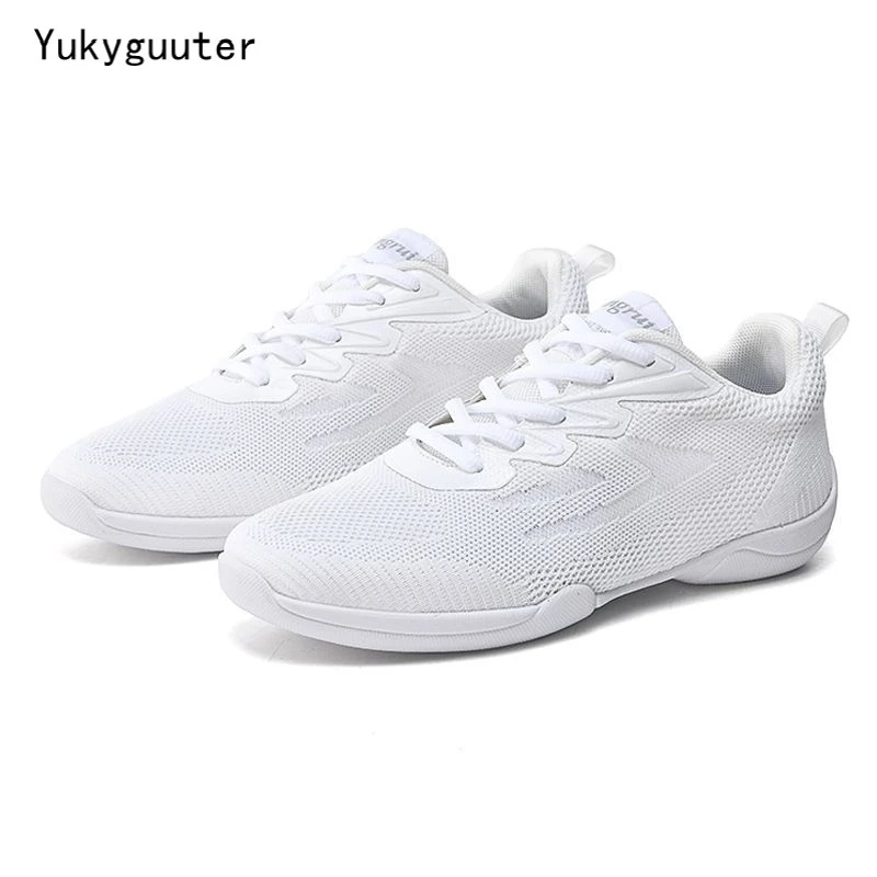 Dance Shoes Woman Men Ladies Modern Soft Bottom Jazz Sneakers Competitive Aerobics Shoes Mesh Female Dancing Fitness Sport