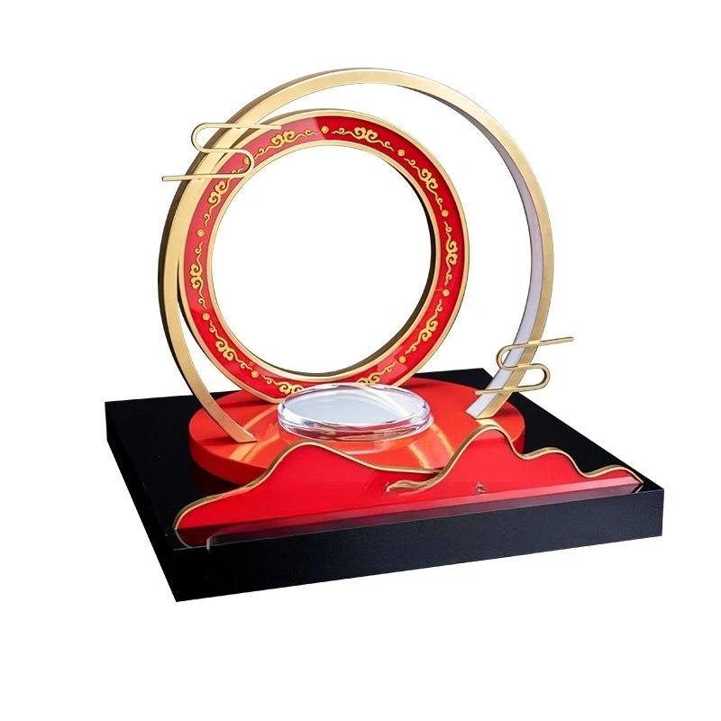 Wedding banquet atmosphere Baijiu seat, red wine, foreign wine and whiskey luminous display stand