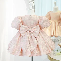 Girl's Ceremonial Dress Brand Baby Royal Lolita Princess Girls Spanish Floral Dress Infant Christening Dresses Boutique Clothes