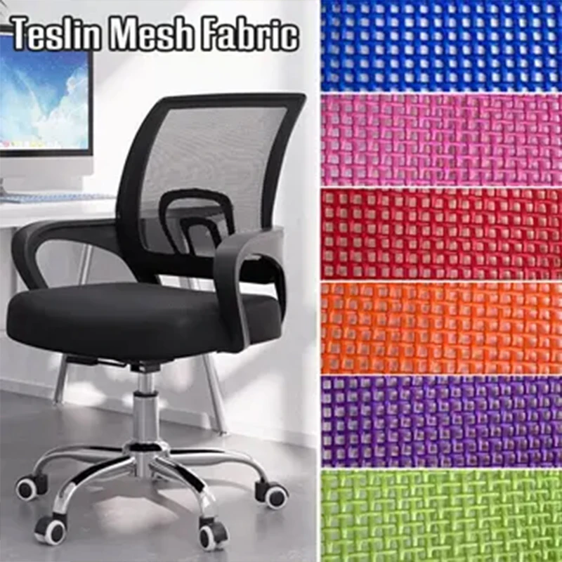 Bahan Kain Teslin Terenkripsi 100x160cm, Anti Air, Jaring PVC untuk DIY Luar Ruangan, Kursi Kantor, Kursi Santai, Alas Pantai, Alas Hewan Peliharaan