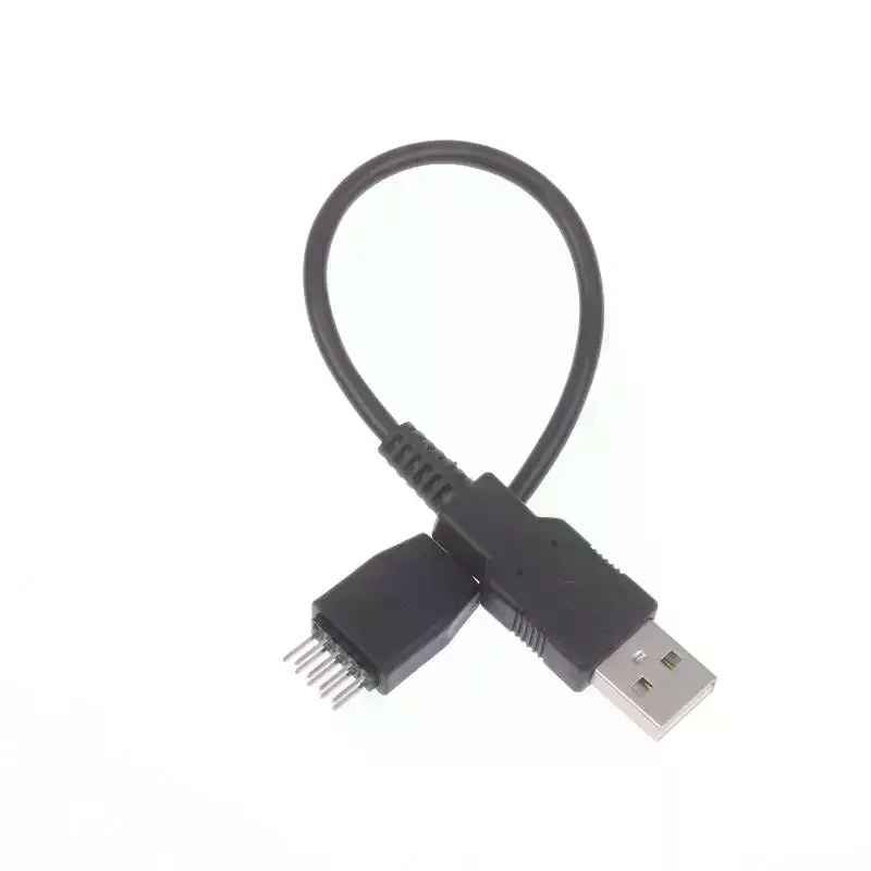 20cm 40cm 60cm USB A Male To 9 Pin Male Motherboard Cable Cord With Built-in Bluetooth PC Mainboard Internal Data Cable