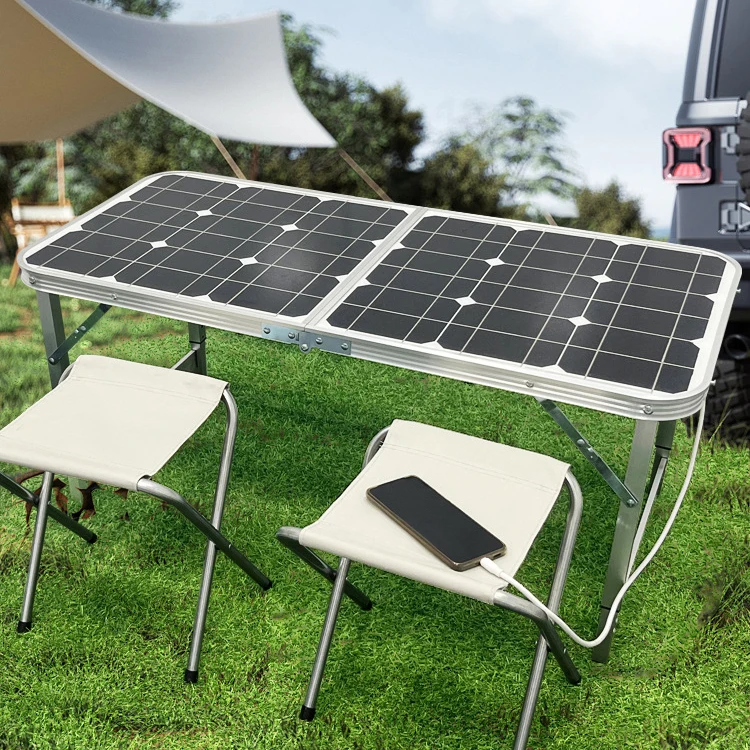 100W エネルギー屋外ソーラーチャージャーパネル ポータブ - Folding Solar Panel のレビューと価格