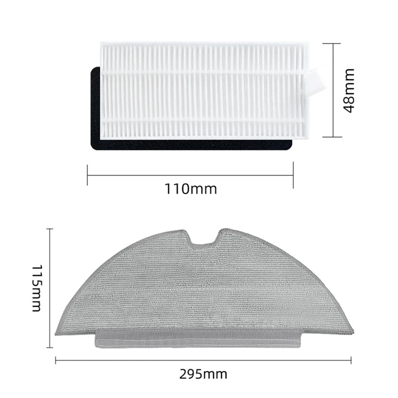 T78C Voor-Eufy-Robovac-L35-Hepa-Filter-Mop-Doek-Robot-Vacuüm-Vonzuiger-Vervanging-Onderdelen-Accessoires