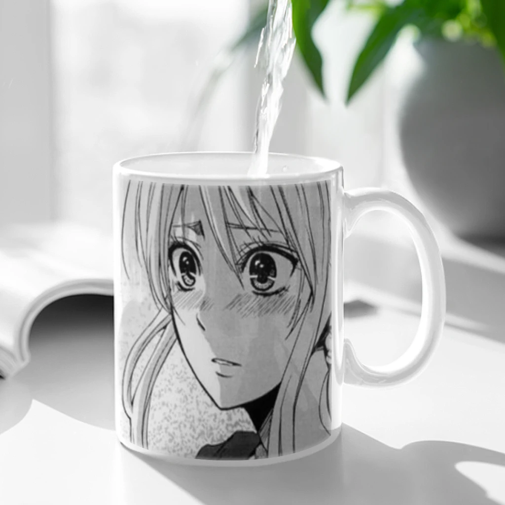 

Japanese Anime Citrus Movie Ceramic Mug Cute Coffee Tea Milk Stave Mugs And Cups with Handle Novelty Gifts