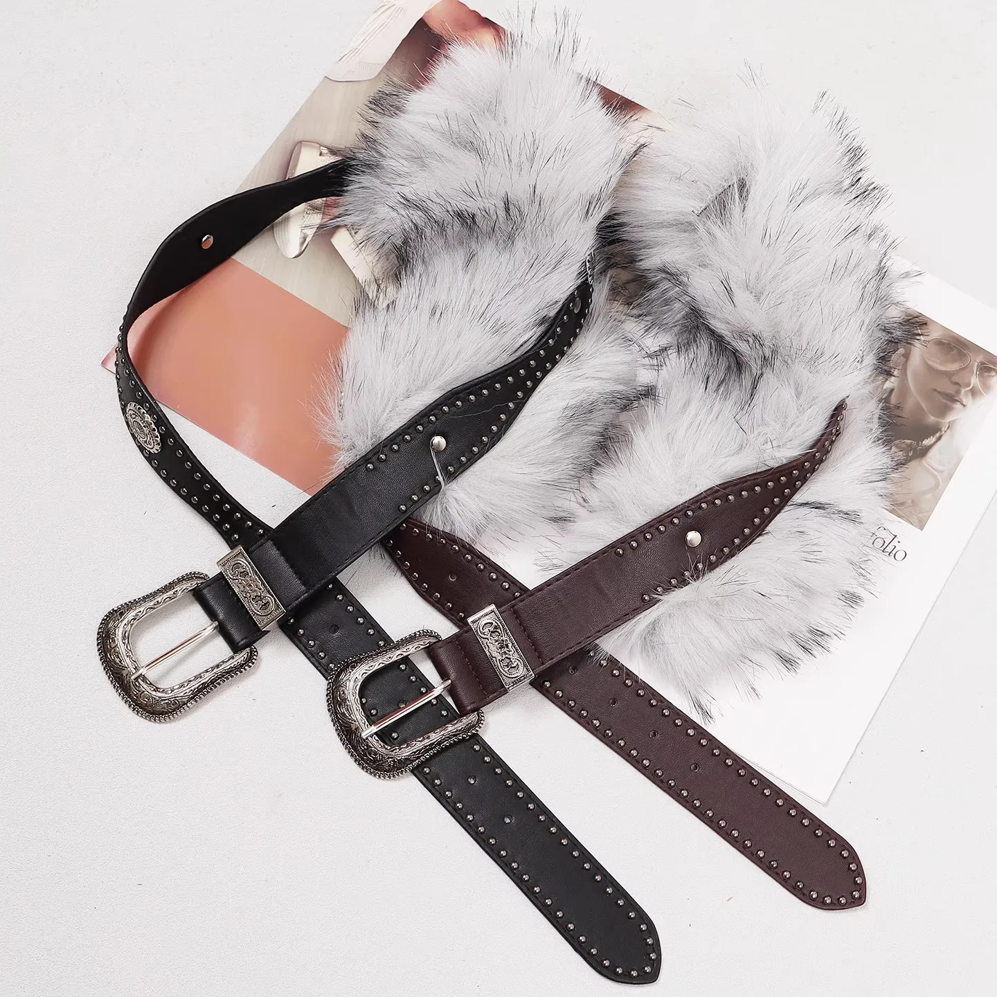 

Ремень из искусственного меха из искусственной кожи, женские винтажные пояса, женское платье, корсеты, поясные ремни, украшения, широкий пояс R3106