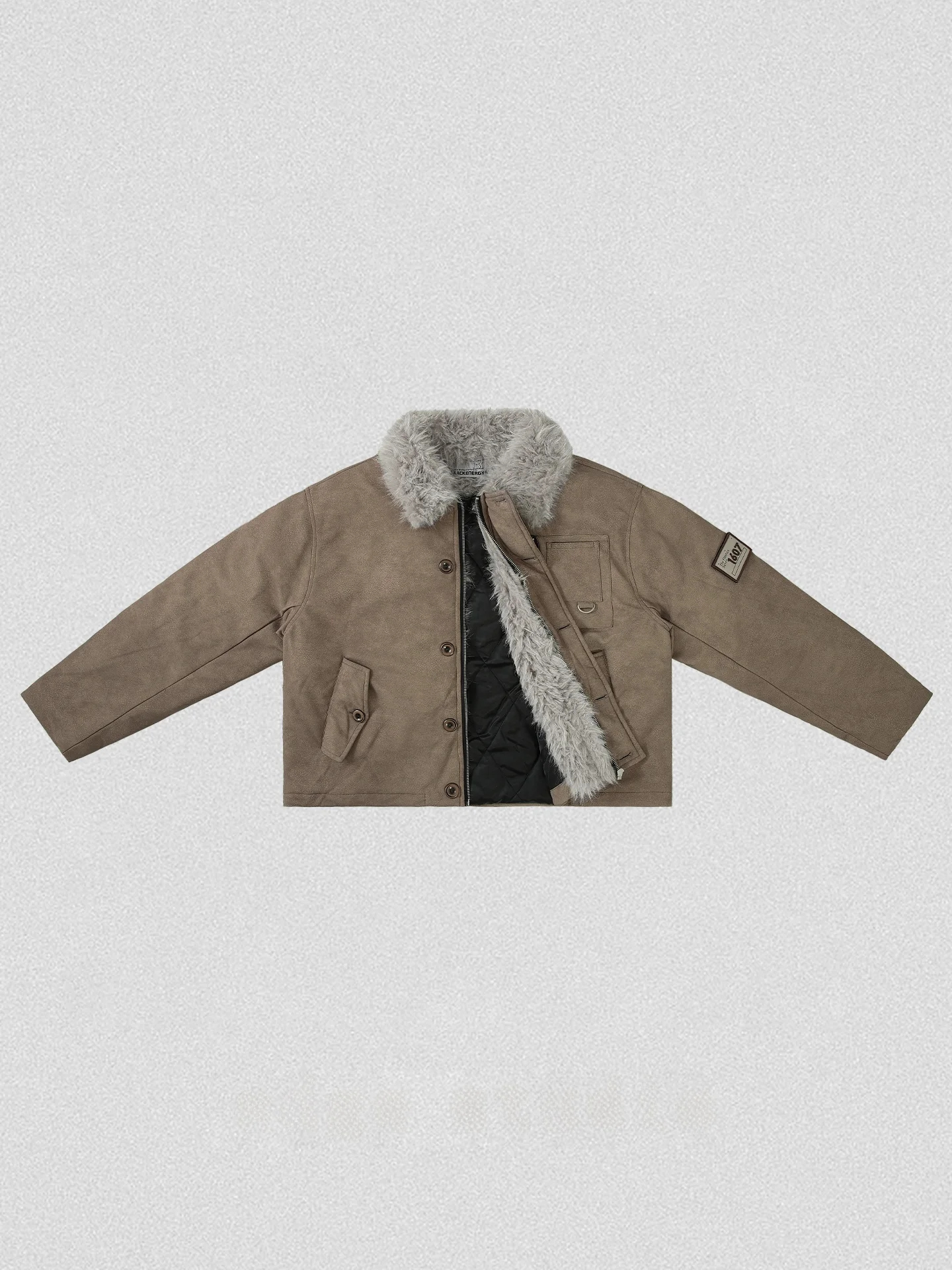 

Мужская куртка свободного кроя в американском стиле из искусственной кожи с меховым воротником от Studio, с хлопковой подкладкой, теплая, утолщенная, с длинными рукавами