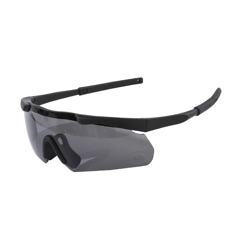 

Shooting Glasses Outdoor Hiking Goggles Three Piece Set Mens Sunglasses Tactical Shooting Goggles