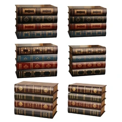 European Retro Fake Book Shape Storage Box Ornaments Office Decoration Secret Item Organizer Household Items Collection