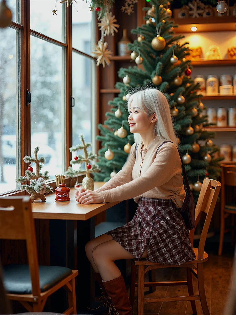 Plaid Empire Preppy Style Skirts For Woman Women Clothes Spring Lace Flare Party Romantic Teenage Delicate Exquisite Sweet Girls