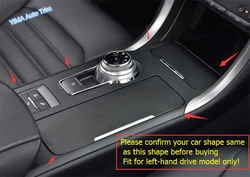 Lapetus High Quality For Ford Mondeo / Fusion 2013 2014 2015 2016 Stainless Steel Stalls Gearshift Box Panel Cover Trim 5 Pcs