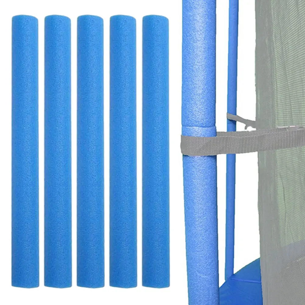 5Pcs Foam Fence Tube Trampoline Pole Protective Covers Bright Color Impact Protection Kids Playground Accessory