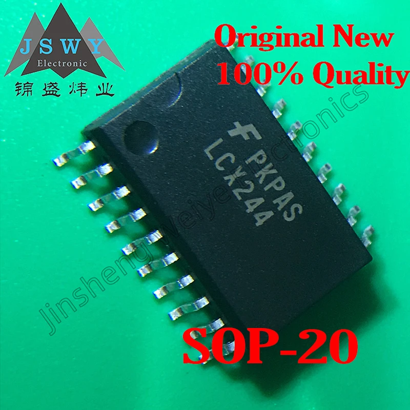 (20-50PCS) 74LCX244WMX LCX24 SOP20/8 Bit Buffer / Driver / Imported / In Stock / Fast Shipping