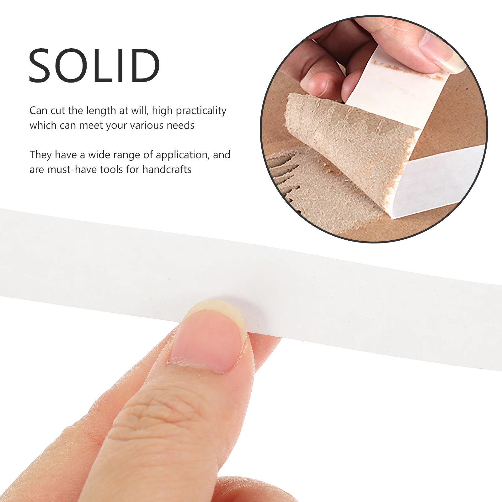 

20 Rolls Double-Sided Adhesive Tapes Multipurpose Sticky Tapes For Crafts Diy Office Home White Strong Adhesion No