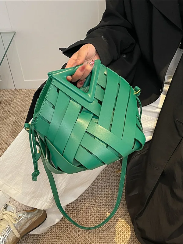 

Сумка Ele с выдолбленной корзиной, тканая модная женская сумка, новинка 2023 года, ручная сумка Buet Sle от Su Yun Ge