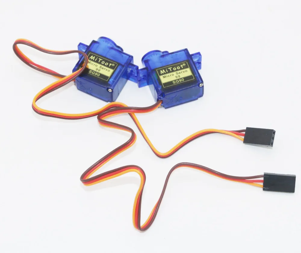 1/2 pz nuovo Mitoot Rc Mini Micro 9g 1.6KG SG90 Servo con accessori per RC 250 450 elicottero aereo auto barca per Arduino