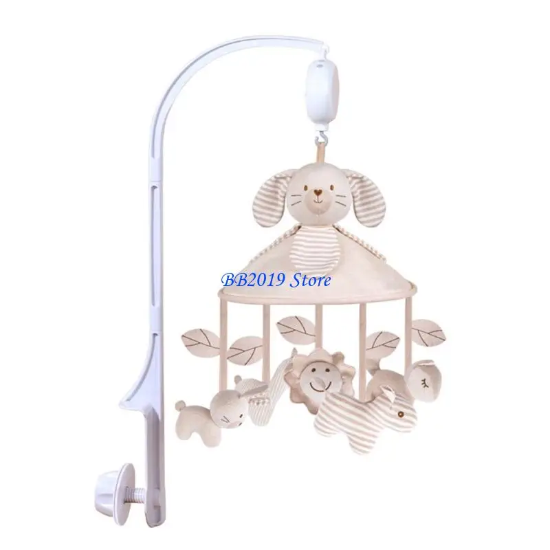 Q0KB Giocattolo per appendere culla mobile, decorazioni per scuola materna, carillon, giocattolo per il monitoraggio del