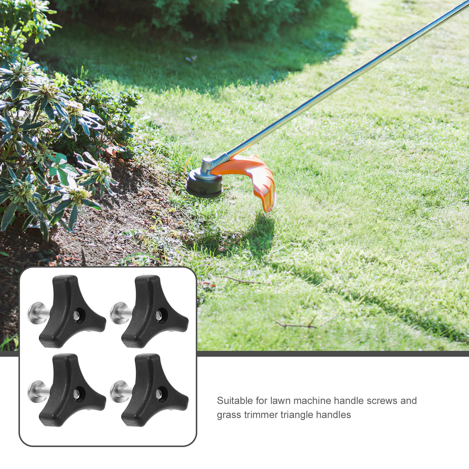 

Lawnmower Parts Mower Replacement Universal Mower Garden Tools Machine Equipment Triangle Knob Handle Garden Supplies Power