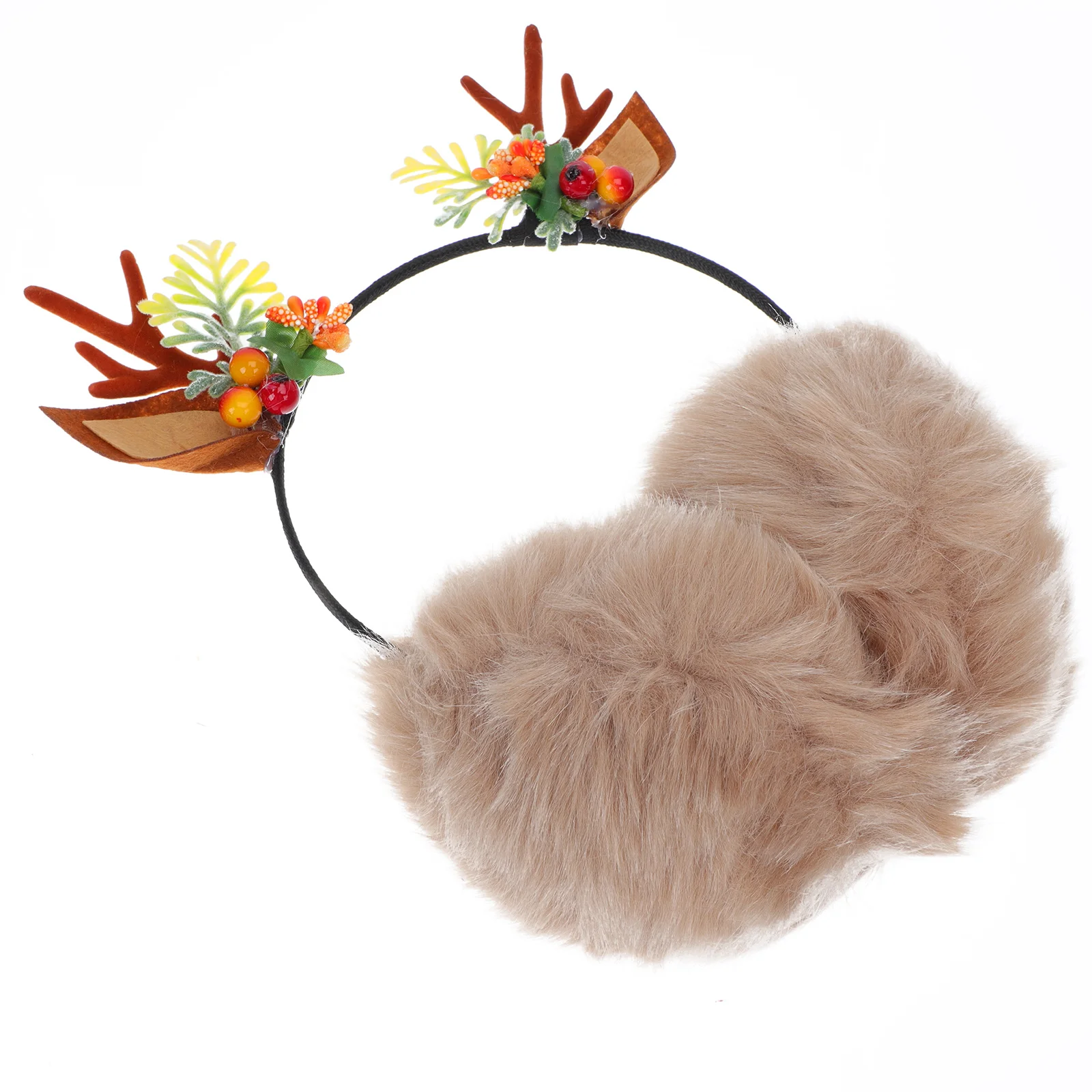 

Antlers Headb Earmuffs Warm Ear Cover Headdress Hairb Winter Fashion Deer Rabbit Soft Comfortable