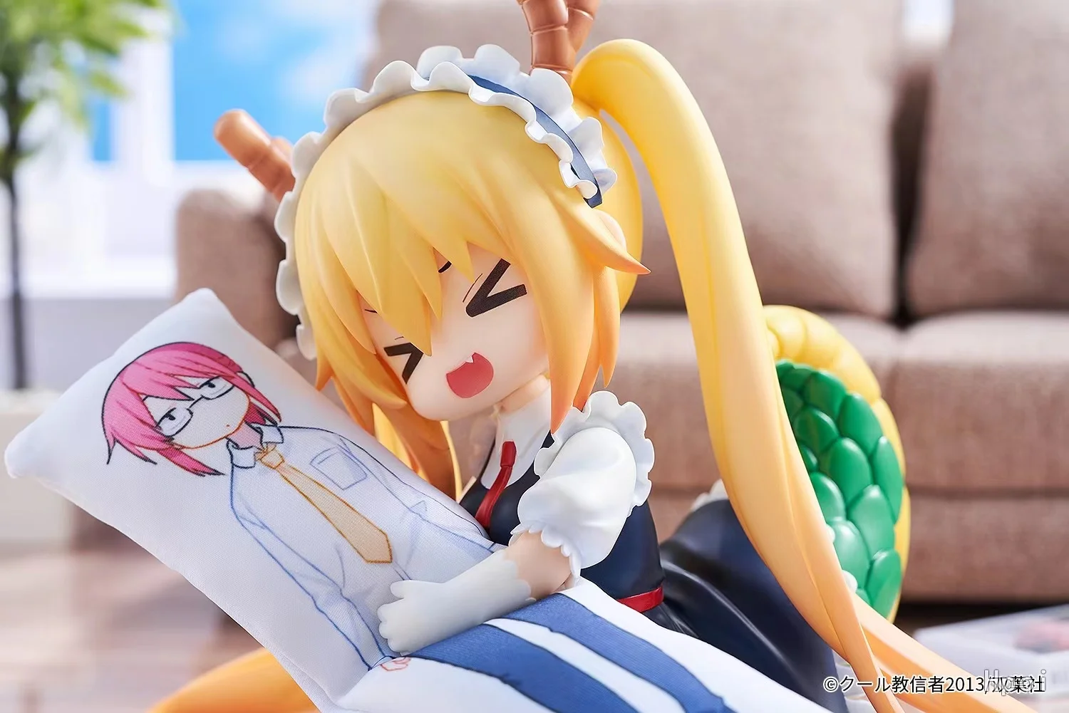 100% Original RIBOSE Miss Kobayashi\'s Dragon Maid Tohru Anime Figures PVC Action Figure Collectible Model Toys Ornaments Desktop