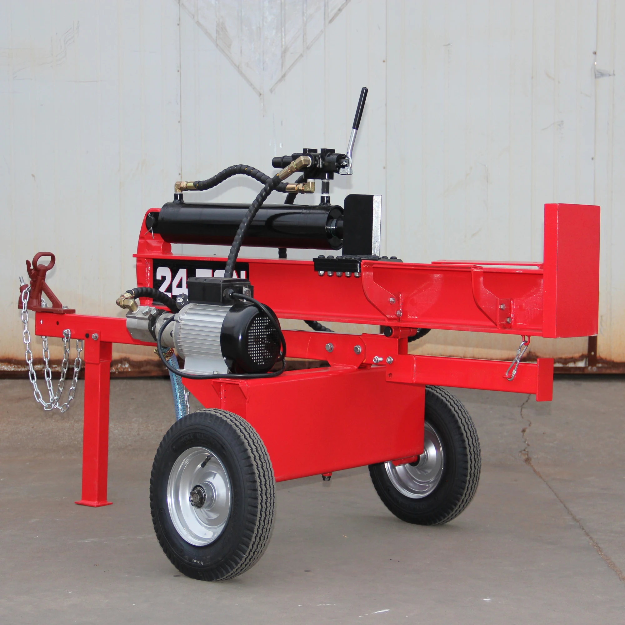 

Single Phase 24ton Electric Log Splitter Wood Splitter Horizontal & Vertical Operation Hydraul Wood Splitter Forestry Machinery