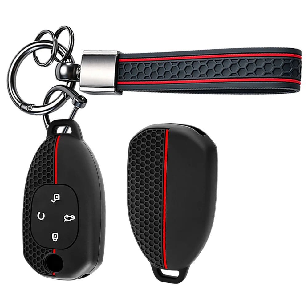 Smart Key Shell With Wrist Strap For GAC GS3 GS4 GS5 GS8 GA4 GA6 GA8 GM6 GM8 Empow M8 E9 ES9 Shadow Non Slip Precise Fit Stylish