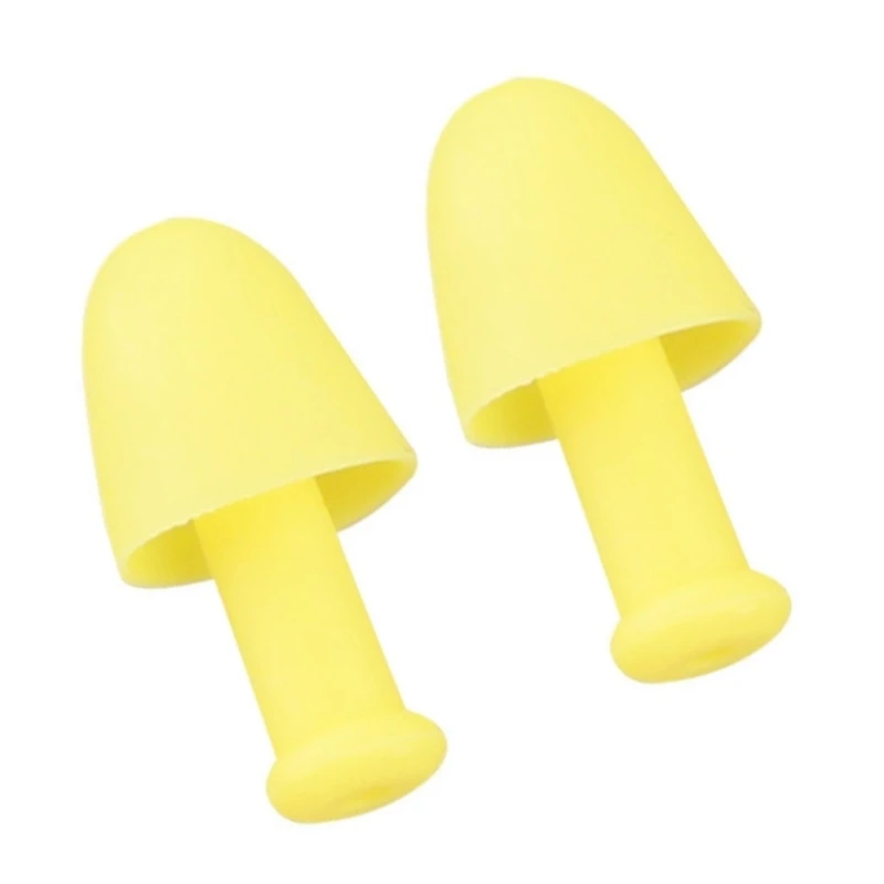 زوج واحد من سدادات الأذن المصنوعة من السيليكون الناعم للحد من الضوضاء، سدادات الأذن تدوم طويلاً