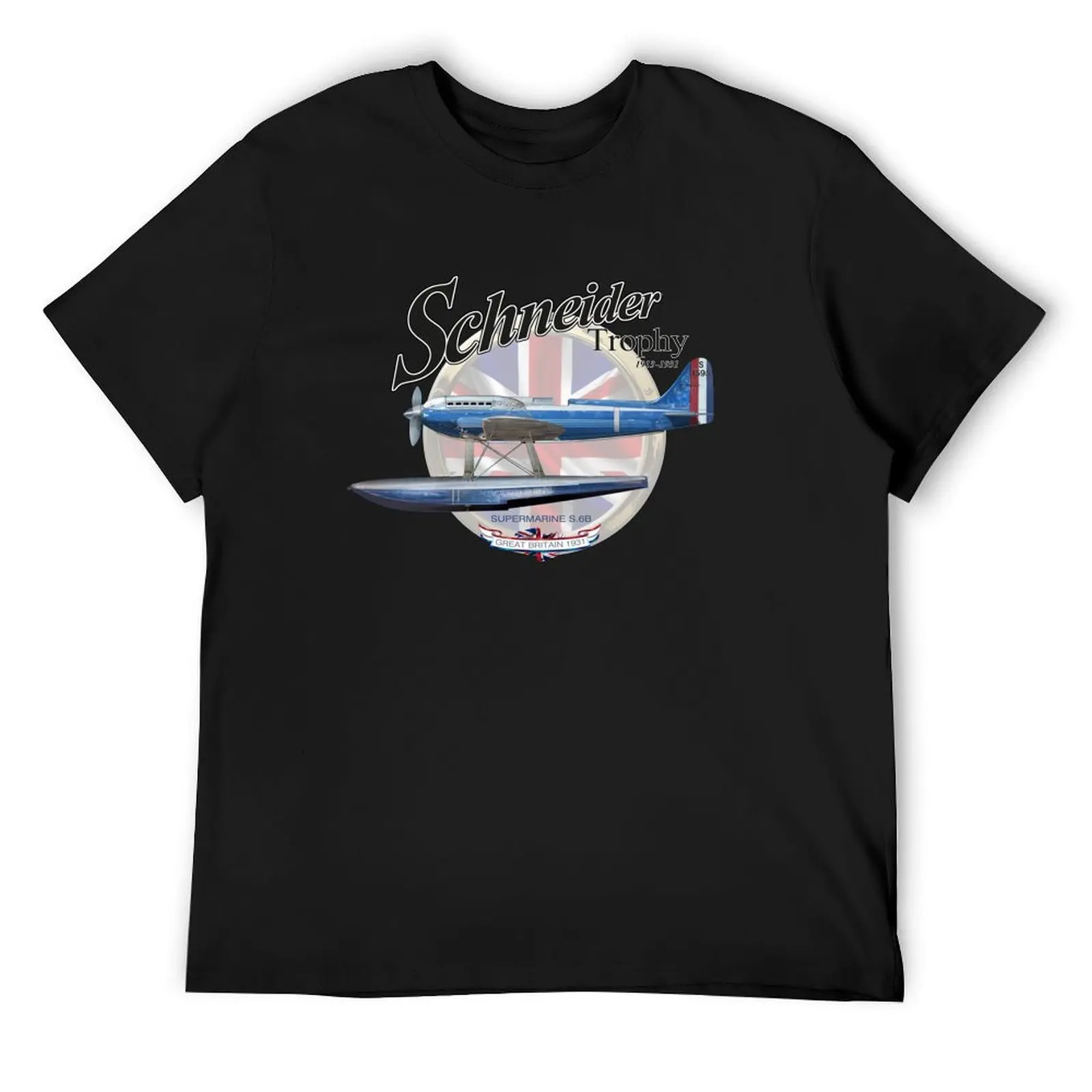 Supermarine S6B Schneider Trophy Winner T-Shirt vintage graphic tee sweat Blouse heavy weight t shirts for men