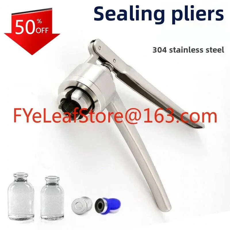 Manual Capping Clamp Infusion Bottle Stainless Steel Sealing Machine