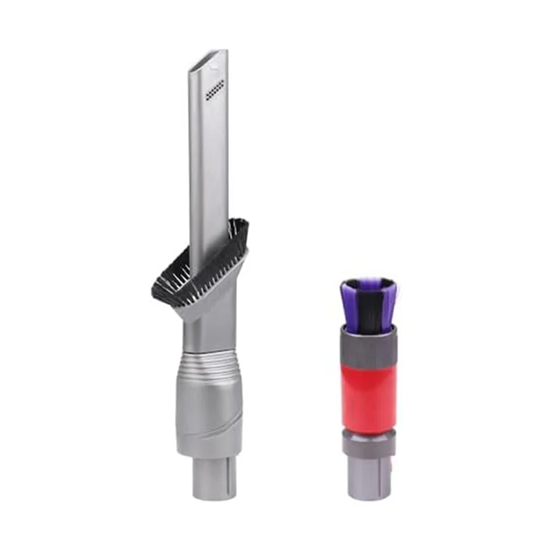 A13I-Awkward Space Tool Set Kit dengan Set Sikat Debu Bebas Goresan untuk Dyson V15 V12 V11 V10 V7 V8 Set Pembersih Detail Vakum K
