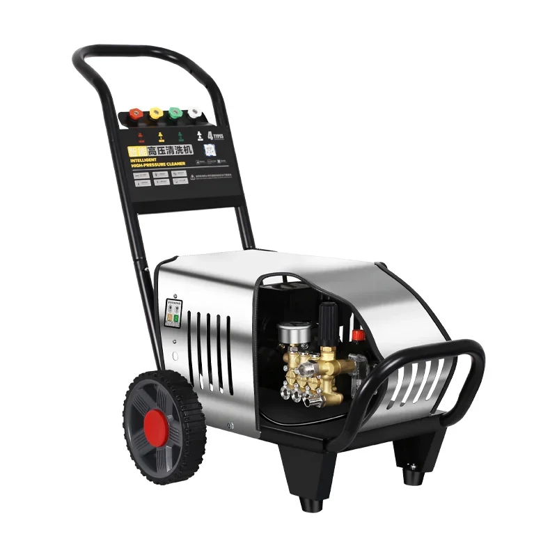 180Bar 2.8kw 220v Fully Automatic Car Wash Machine Electric Power Commerical High Pressure Washer